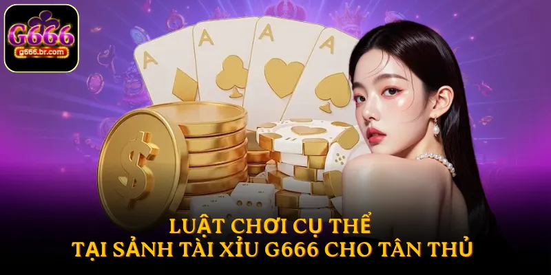 Luật chơi cụ thể tại sảnh Tài Xỉu G666 cho tân thủ